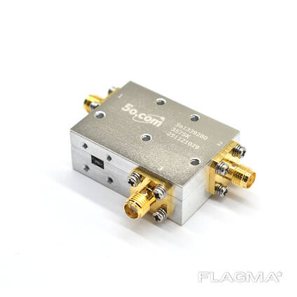 3.5 to 7.0GHz Dual Junction Coaxial Circulator High Isolation Low Loss SMA Connector