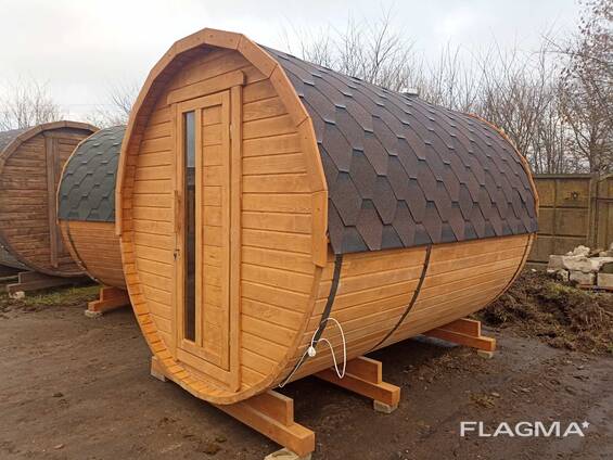 Баня-бочка BADEFASS 3.0м на 2 пом.