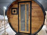 Баня бочка деревянная - фото 1