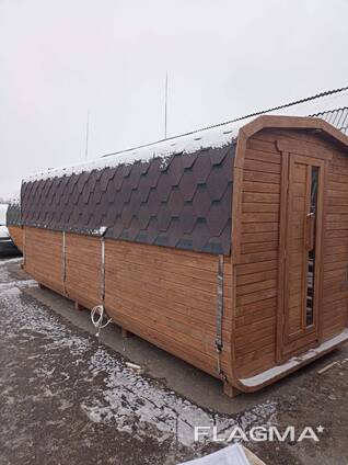 Баня Квадро-бочка BADEFASS 5.5 м. на 3пом.