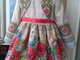 Платья детские и взрослые в украинском стиле, хлопок - фото 5
