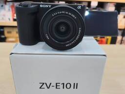מצלמת Sony ZV-E10 II ללא מראה עם עדשת 16-50 ממ (שחורה)