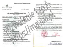 Work invitations (Zezwolenie) for a visa to Poland