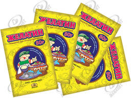 Желатин пищевой фасованный по 50 грамм